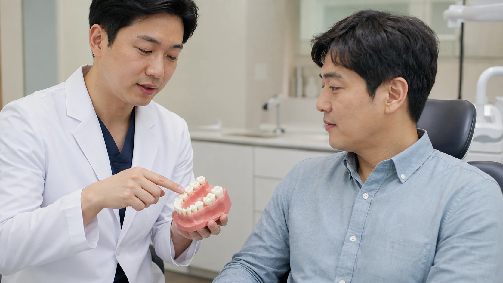 어금니 발치 후 임플란트 기간 대표 이미지